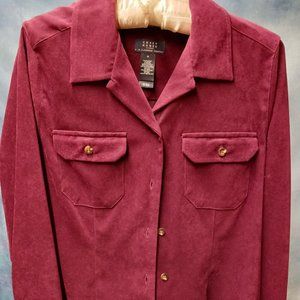 Crazy Horse women’s burgundy shirt, medium